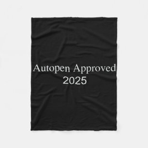 Autopen genehmigt 2025  fleecedecke