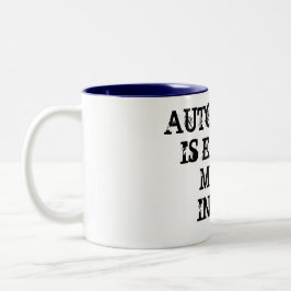 AUTOPHAGY ISST MICH UPINSIDE ZWEIFARBIGE TASSE