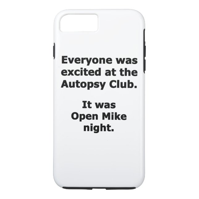 Autopsy-Club Case-Mate iPhone Hülle (Rückseite)