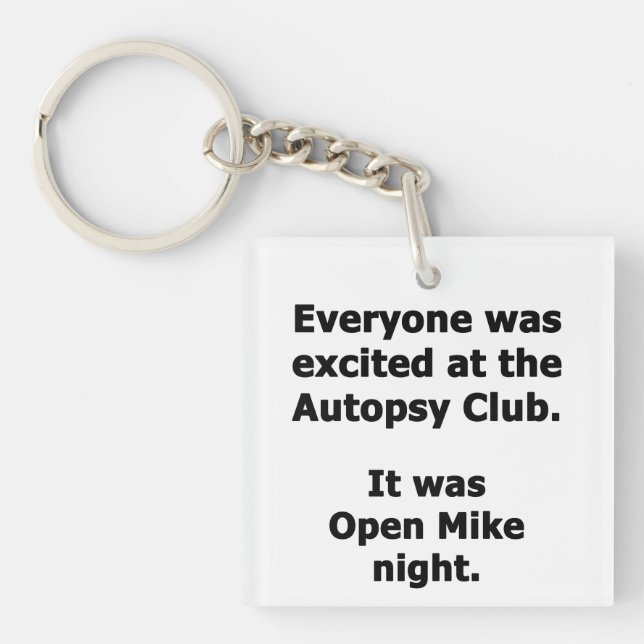 Autopsy-Club Schlüsselanhänger (Vorderseite)