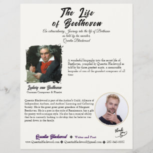 Autor 1 Blatt einfache Klasse Versatile