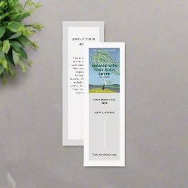 Autor-Buch-Launch Werbeaktion Lesezeichen Mini Visitenkarte