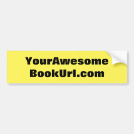 Autor Buch oder Name / Url auf Autoaufkleber