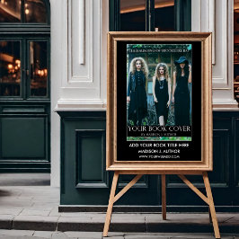 Autor Buchcover-Werbeaktion Poster