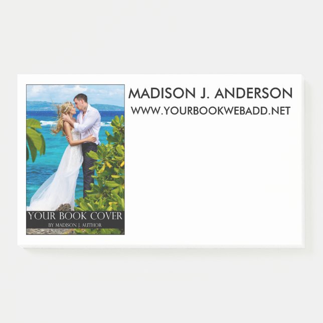 Autor Buchübersicht Post-it Klebezettel (Vorderseite)