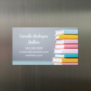Autor Buchveröffentlichung Süße Pastell-Freiberufl Magnetische Visitenkarte