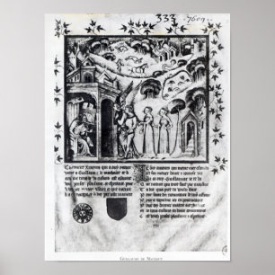 Autor, der Liebe erhält, die süße Gedanken mitbrin Poster
