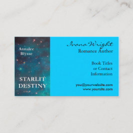 Autor des Aqua Book Cover Visitenkarte