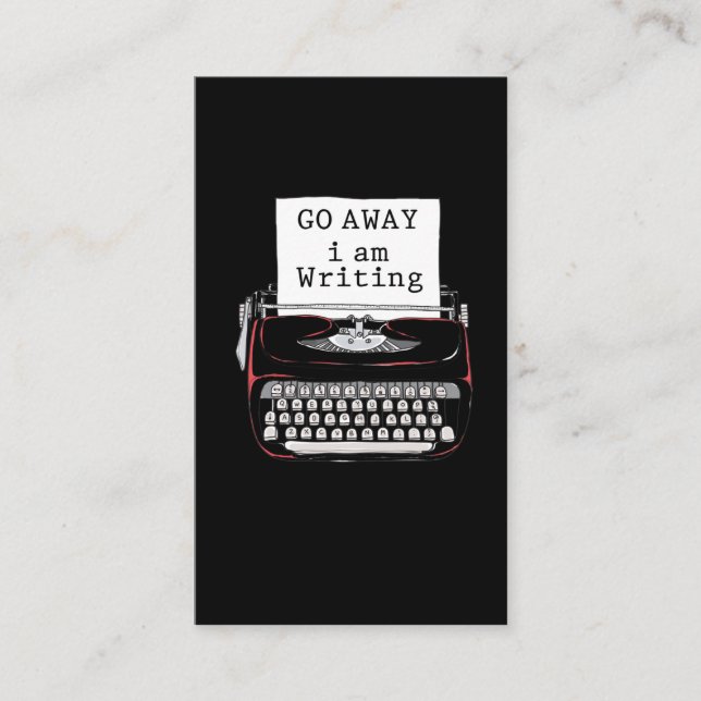 Autor des Buches Visitenkarte (Vorderseite)