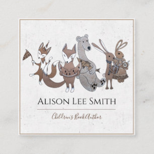 Autor des Kinderbuchs Quadratische Visitenkarte