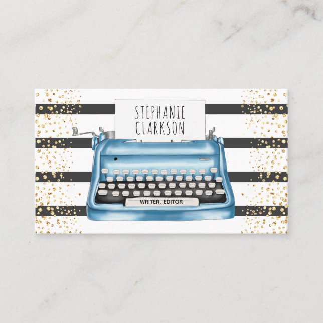 Autor des Writer-Editors von Chic Visitenkarte (Vorderseite)