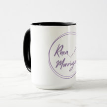 Autor-Logo-Tasse von RheAccents