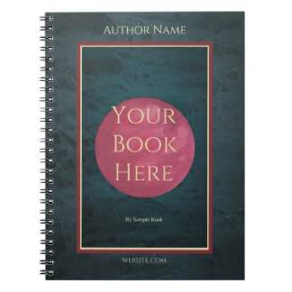 Autor-Notebook mit Buchabdeckung Notizblock