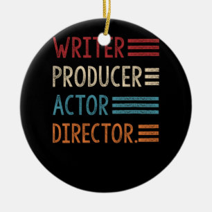 Autor Produzent Schauspieler Regisseur Filmmaker G Keramik Ornament