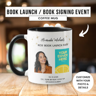 Autor Schriftsteller Buchlaunch Signierstunde Werb Tasse