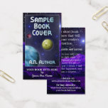 Autor von Science-Fiktion Werbeaktion Big Book Cov<br><div class="desc">Benutzen Sie diese einfach zu schreibende / Autor Visitenkartenvorlage, um Ihren neuen Science-Fiktion Roman zu promoten. Die Visitenkarte hat einen Weltraum / Alien Landschaftshintergrund mit lila Bergen und einem Sternenhimmel. Sie können den Schatten eines Außerirdischen leidvoll unten rechts sehen. Füllen Sie dazu einfach die Felder "Personalisieren" aus. "Ändern" Sie das...</div>