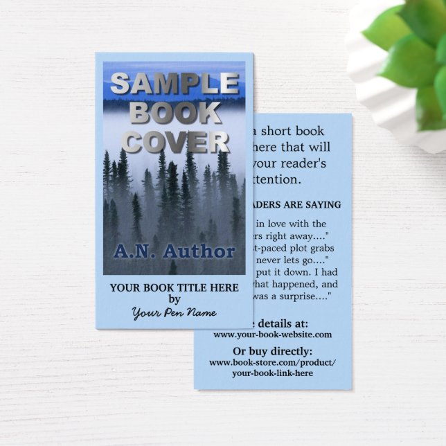 Autor Werbeaktion Big Book Cover Business (Schreibtisch)