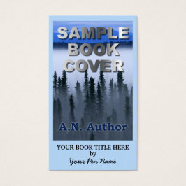 Autor Werbeaktion Big Book Cover Business