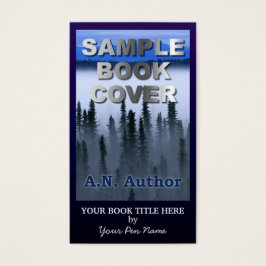 Autor Werbeaktion Big Book Cover Dunkelblau