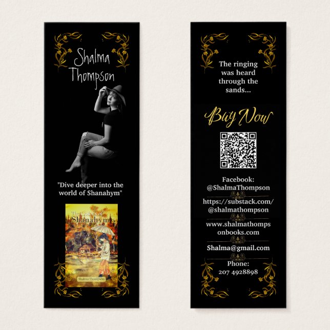 Autor Werbeaktion Black Gold Leaf (Vorne & Hinten)