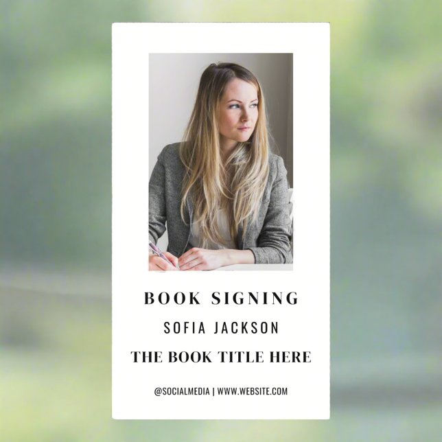 Autor-Werbeaktion für das Foto buchen Fensteraufkleber (Von Creator hochgeladen)