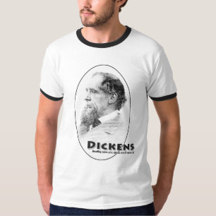 Autoren-Dickens Wecker T-Shirt