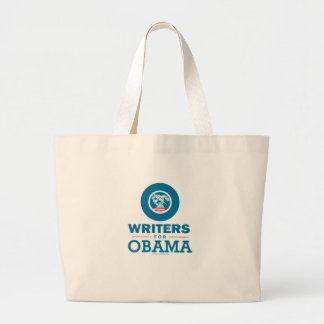 Autoren für Obama Jumbo Stoffbeutel