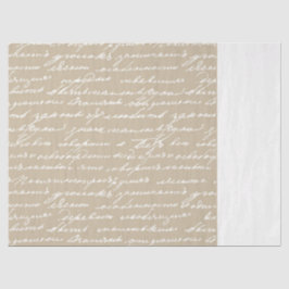 Autorenbücher für kursive Handschriften - zwei Ton Seidenpapier