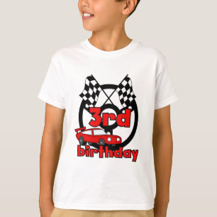 Autorennen-3. Geburtstags-T-Shirts und Geschenke T-Shirt