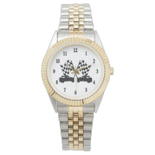 Autorennen Armbanduhr