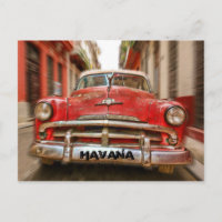 Autorennen in den Straßen des alten Havanna, Kuba