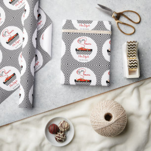 Autorennen-Jungen-Baby-Party Little Racer-Party Geschenkpapier