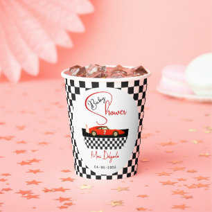Autorennen-Jungen-Baby-Party Little Racer-Party Pappbecher
