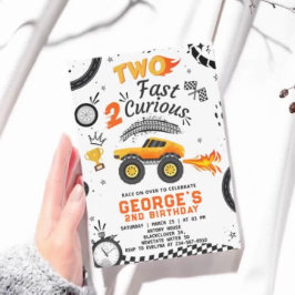 Autorennen Zwei schnelle zwei kuriose Geburtstage Einladung