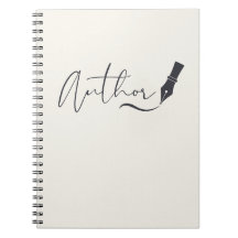 Autorenskript Notizbuch – Minimalistisches Autoren