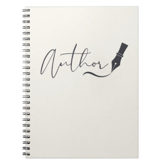 Autorenskript Notizbuch – Minimalistisches Autoren Notizblock