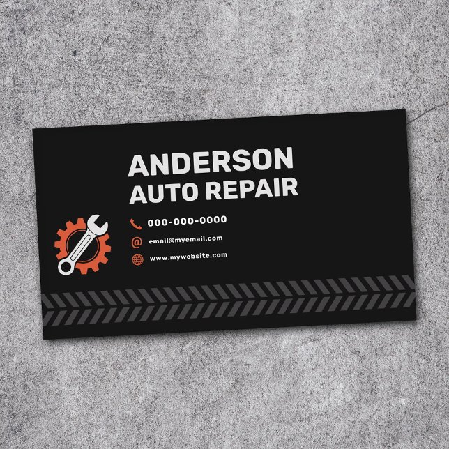 Autoreparatur Visitenkarte (Auto Repair Business Card)