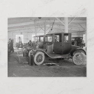 Autoreparaturgarage, 1926 postkarte