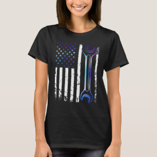 Autoreparaturmann KFZ-Mechaniker Schraubenschlüsse T-Shirt