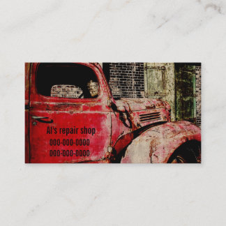 AutoReparaturwerkstatt-Visitenkarteschablone Visitenkarte