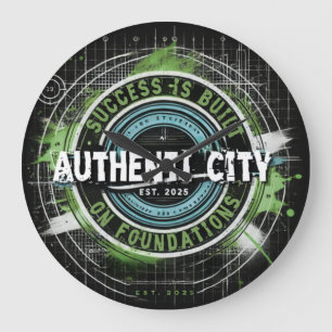 AutorI-City-Uhr Große Wanduhr