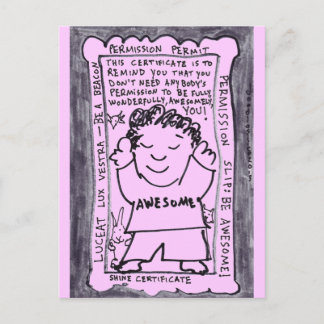 Autorisation non requise - Carte postale