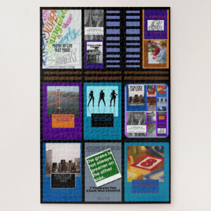 Autorn-Büchersammlung-Puzzlespiel