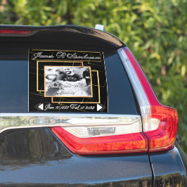 Autos abnehmen in der Erinnerung Aufkleber