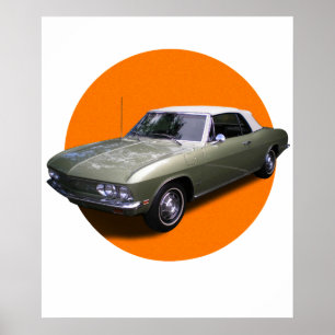 Autos Chevrolet Corvair Poster
