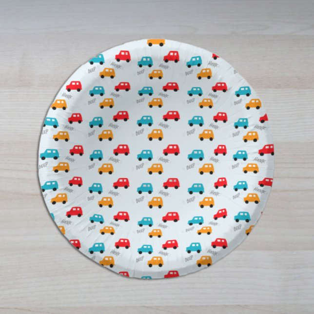 Autos Kinder Junge Geburtstag Pappteller (Von Creator hochgeladen)