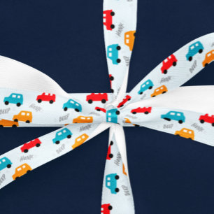 Autos Kinder Jungen Geburtstag Satinband