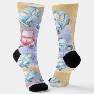 Autos Muster Socken