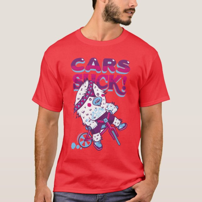 Autos sind Mist Geschenk T-Shirt (Vorderseite)
