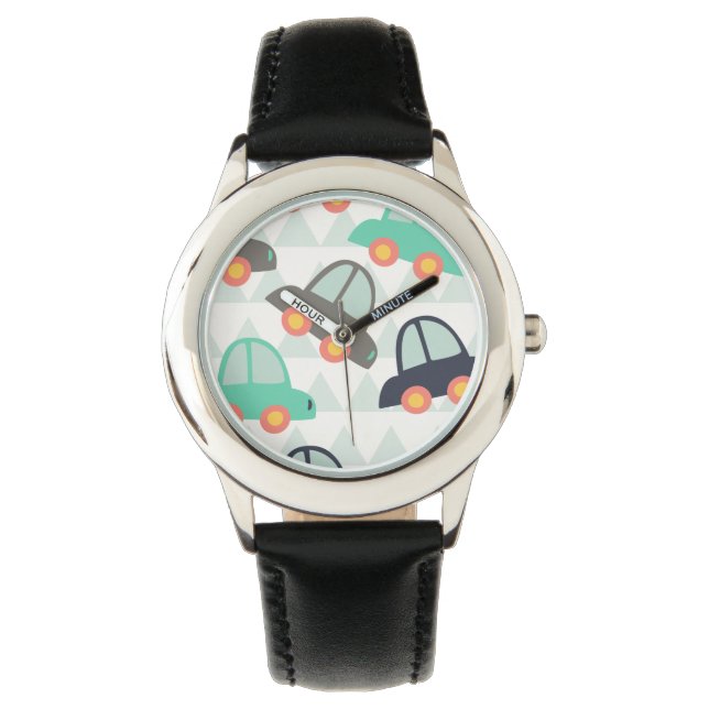Autos und mehr Autos Armbanduhr (Vorderseite)